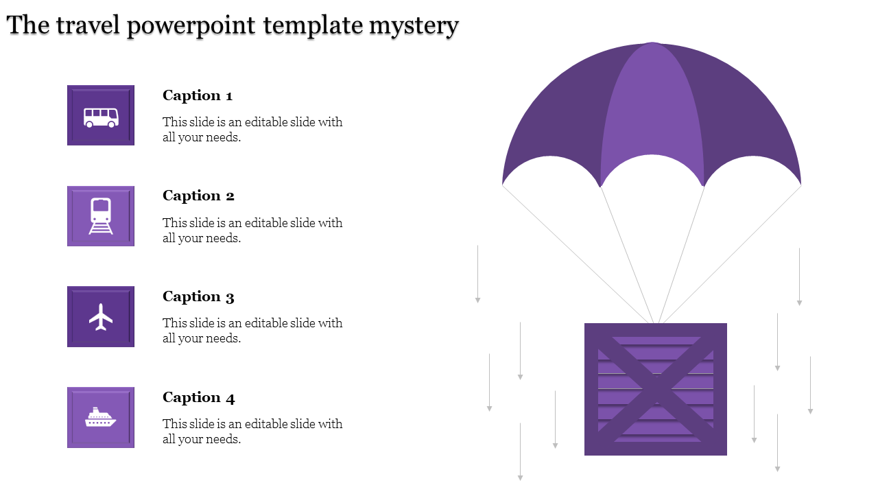 travel powerpoint template-Purple